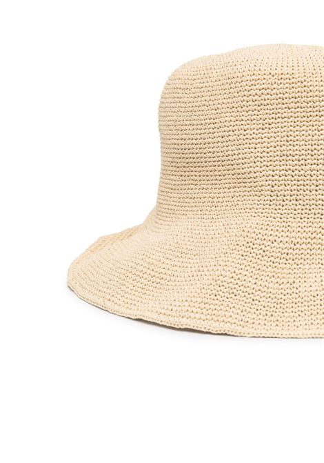 Cappello bucket intrecciato in beige - RUSLAN BAGINSKIY donna RUSLAN BAGINSKIY | BCT036STRMRBKN036